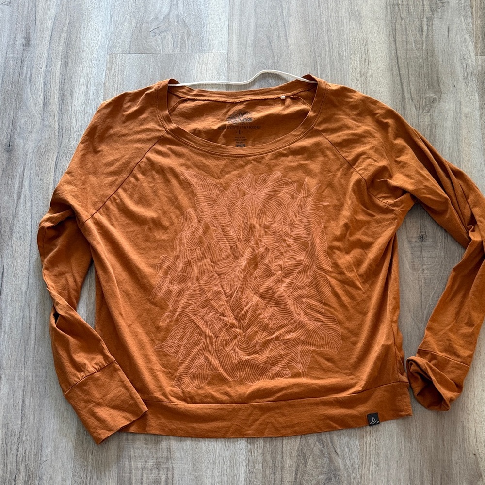 Prana long sleeve shirt large